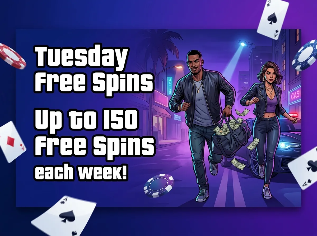 Tuesday Free spins GTA VI slot